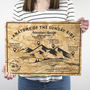 Personalised Cycle Ride Wooden Print, thumbnail 3 of 4