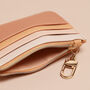 Vegan Leather Ombre Card Holder In Nude, thumbnail 1 of 3