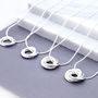 Interlinked Rings Necklace, thumbnail 3 of 11