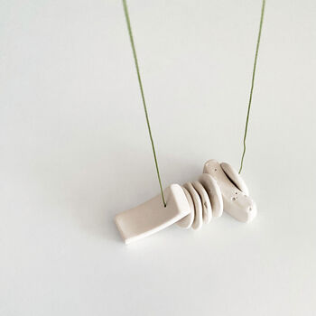 One Of A Kind Concrete Necklace, 2 of 3