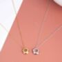 Dainty Circle Gold Plated Or Sterling Silver Necklace, thumbnail 3 of 7