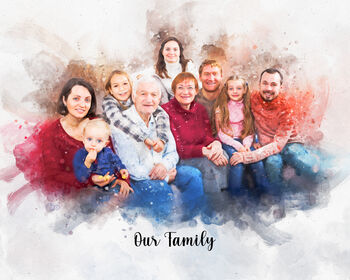 Our Family Portrait – A Heartfelt Gift For Parents' Birthday, 7 of 11