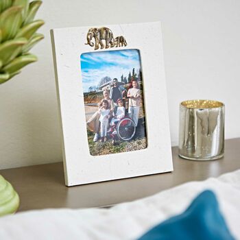 Handmade Elephant Dung Photo Frames By Paper High