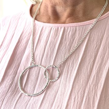 Two Ring Statement Necklace, 5 of 7
