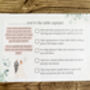 Wedding Table Captain Checklist Sheets A5, thumbnail 3 of 4