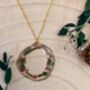 Christmas Wreath Necklace, thumbnail 1 of 3