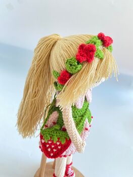 Handmade Crochet Fairy Doll, Tinker Bell, 12 of 12