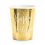 Gold New Years Eve Party Cups, thumbnail 1 of 2