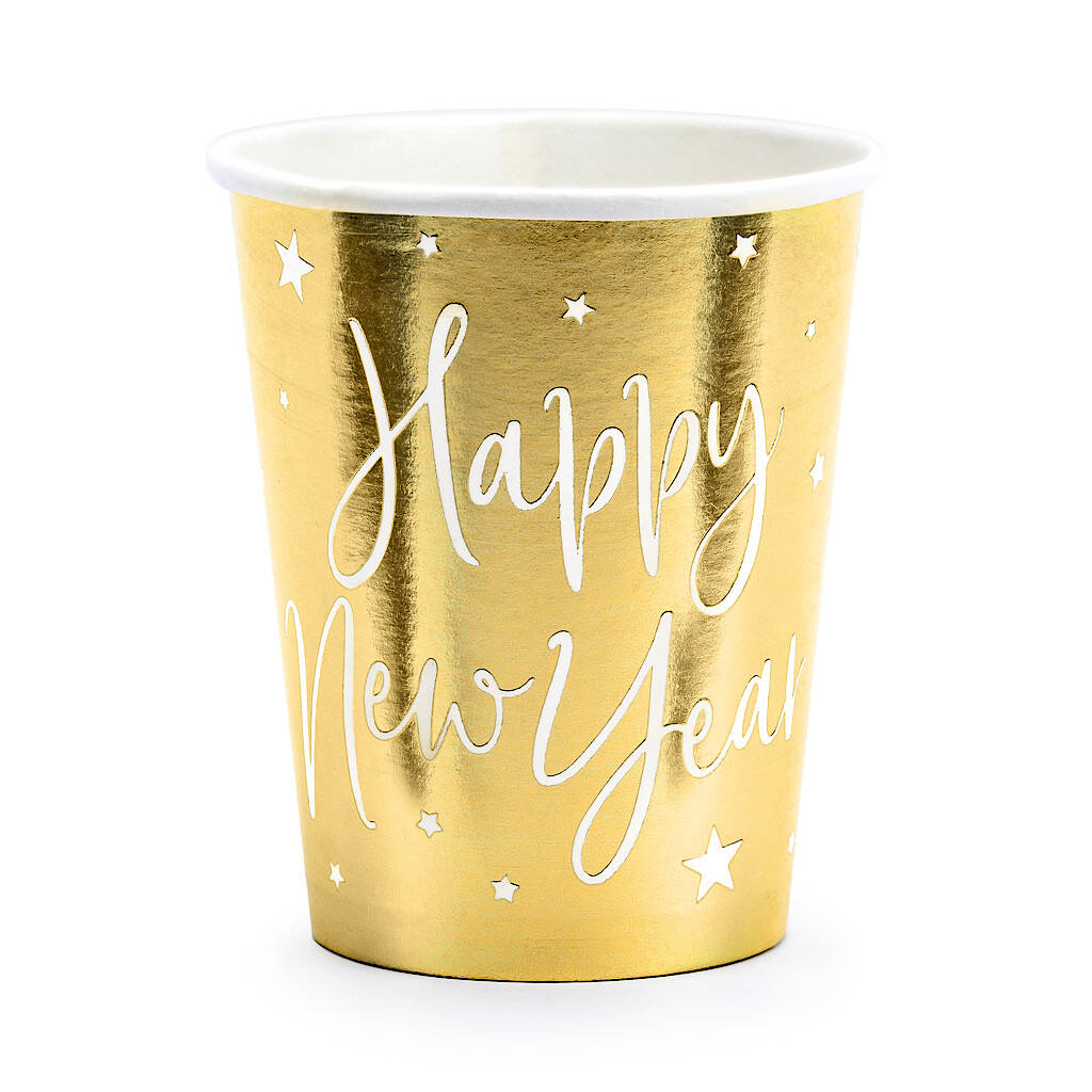 Gold New Years Eve Party Cups, 1 of 2