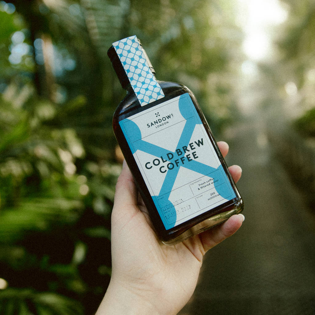 original cold brew coffee flask gift box by sandows