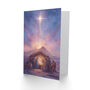 Nativity Scene With Star Of Bethlehem Christmas Card, thumbnail 2 of 5