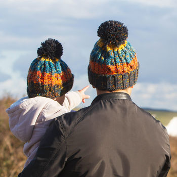 Parent And Child Matching Bobble Hats, 2 of 6