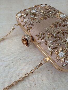 Muted Pink Rectangular Clutch, 10 of 10