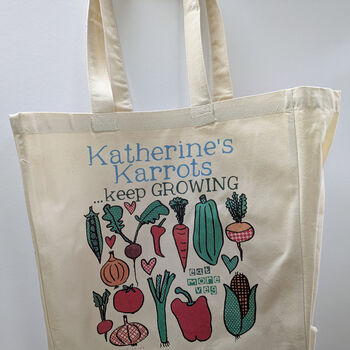 Personalised Love My Allotment Bag, 5 of 5