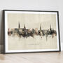 Lichfield Skyline Cityscape Art Print, thumbnail 12 of 12