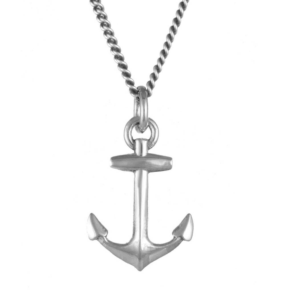 anchor necklace by black pearl | notonthehighstreet.com