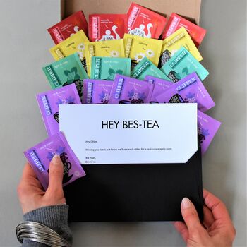 Valentine's Day Personalised Letterbox Tea Gift, 4 of 9