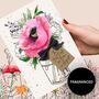 August Poppy Birth Flower Scented Birthday Card, thumbnail 1 of 12