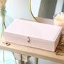 Personalised Floral Initials Large Jewellery Box, thumbnail 4 of 6