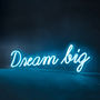 Dream Big Neon Sign Wall Light, thumbnail 1 of 7