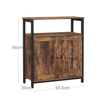 Storage Cabinet Multipurpose Sideboard With Shelves, 5 of 6