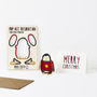 Pop Out Penguin Christmas Card, thumbnail 2 of 2