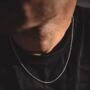 Gold Plated Italian Thin Rope Chain Necklace, thumbnail 9 of 11