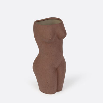 Ceramic Terracotta Body Vase, 4 of 5