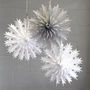 Intricate Christmas Snowflake Decoration, thumbnail 1 of 4
