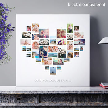 Personalised Heart Photo Collage, 7 of 12