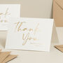 Minimalist Personalised Thank You Card, thumbnail 1 of 2
