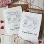 Personalised Valentine's Day Card With Illustrations, thumbnail 2 of 4