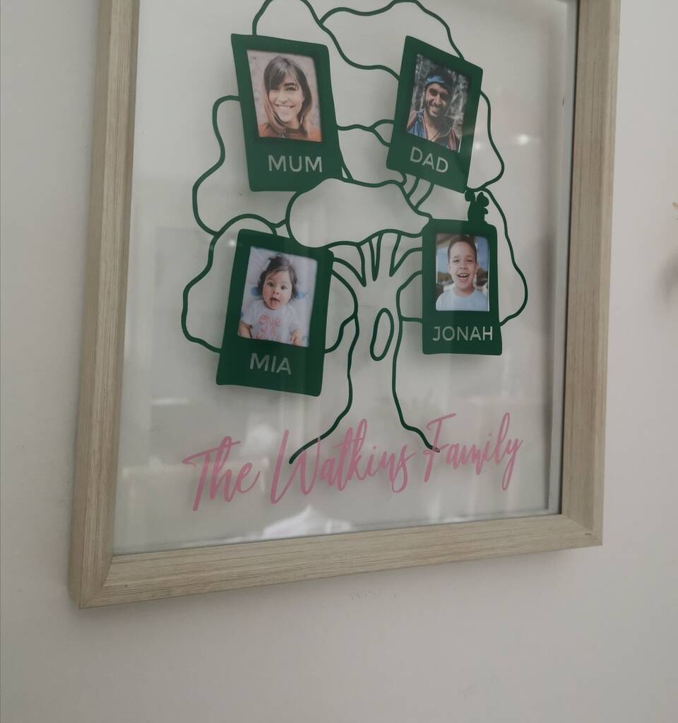 Personalised Family Tree Frame By Posh Totty Designs Creates