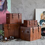 Leather Heirloom Trunk, thumbnail 3 of 3
