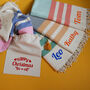 Personalised Cotton Throw, Second Anniversary Gift, thumbnail 5 of 12