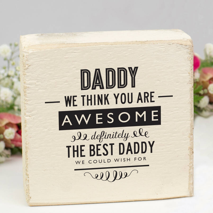 Personalised Keepsake Gift For Dad By Delightful Living