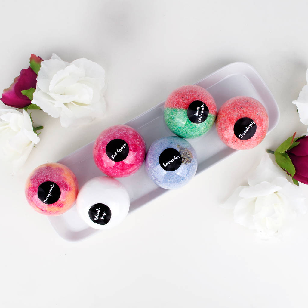 build a bath bomb gift set by soul and soap