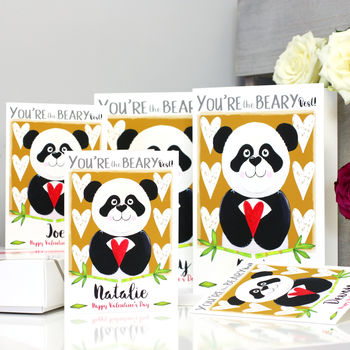 Personalised Panda Valentine's Card, 6 of 7