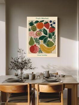Fruit Market Kitchen Art Print, 2 of 5