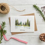 Winter Forest Christmas Card Pack, thumbnail 2 of 3