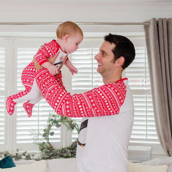 Personalised Nordic Penguin Family Christmas Pyjamas, 12 of 12
