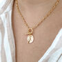 T Bar And Toggle Lightning Necklace, thumbnail 3 of 3