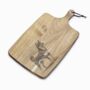 Personalised Canaan Dog Engraved Acacia Serving Board, thumbnail 4 of 4