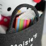 Personalised Felt Trug Storage Basket, thumbnail 4 of 5