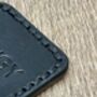 Personalised Leather Keyring, Black, thumbnail 6 of 7