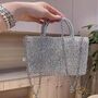 St. Tropez Gold Champagne Chandelier Mini Tote Bag, thumbnail 2 of 8