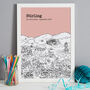 Personalised Stirling Print, thumbnail 3 of 9