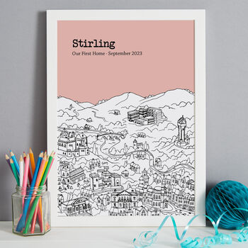 Personalised Stirling Print, 3 of 9
