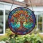 Tree Of Life Stained Glass Effect Suncatcher, thumbnail 5 of 6