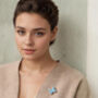 Blue Butterfly Brooch Pin, thumbnail 4 of 7